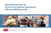 Delaware Incorporation Handbook (13th Edition, 2012)