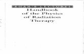 Handbook of the Physics of Radiation Therapy