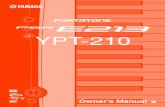 10975 Yamaha YPT 210 Manual
