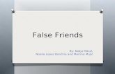 False Friends Pp m n m Fin