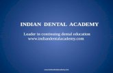 Neethu Jose / orthodontic courses by Indian dental academy
