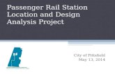 BRPC's Rail Station Study Presentation to Pittsfield