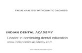 Arnet Facial Analysis-Ortho / orthodontic courses by Indian dental academy