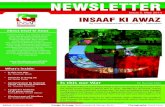 IPF Newsletter "Insaf Ki Awaz"