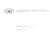 Cabinet Manual 2008