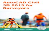 Autocad Civil3d 2013 for Surveyor