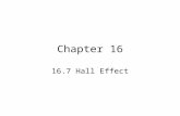 16.7 Hall Effect
