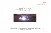 Arcelormittal How to Weld