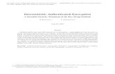 Paper 003 - Deterministic Authenticated-Encryption