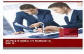 Fiscalitatea in Romania 2013