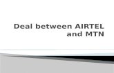 Deal Between AIRTEL and MTN