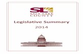Legislative Summary 2014 - Salt Lake County