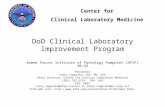 PRINT-DoD Clinical Laboratory Improvement Program