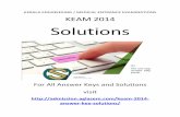 KEAM 2014 Engineering Solutions - Mathematics (Paper 2)