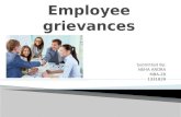 Presentation on Employee Grievances