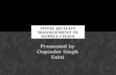 Total Quality Management in Supply Chain