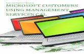 Microsoft Customers using Management Services CAL - Sales Intelligence™ Report
