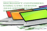 Microsoft Customers using Lync Server 2010 Enterprise Edition - Sales Intelligence™ Report