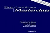 Oxford First Certificate Masterclass (Teacher´s Book)
