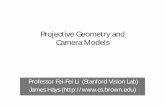 2-Projective Geometry and Camera Models Compatibility Mode