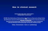 Bias in Clinical Research (Pertemuan 10&11)