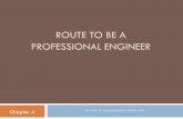 4f Route to Be a Professional Engineer
