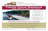 Family Camp Registration Package 2014