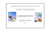 Yearly Lesson Plan for Four 4 Chemistry