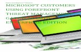 Microsoft Customers using Forefront Threat Management Gateway 2010 Enterprise Edition - Sales Intelligence™ Report