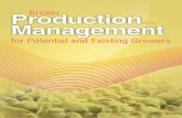 Broiler Production for Potential and Existing Growers