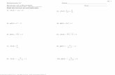 Mathematics IV - Inverse of a Function