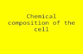 Chapter 4- Chemical Composition of the Cell