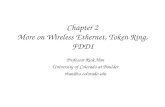 More on Wireless Ethernet, Token Ring, FDDI