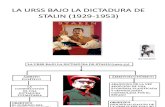La Urss Bajo La Dictadura de Stalin (