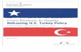 From Rhetoric to Reality- Reframing U.S. Turkey Policy (REPORT)