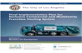 City of Los Angeles plan to franchise pickup of multifamily and commercial trash