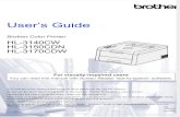 HL3170CDW Printer User Guide