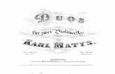 Matys - Duos for 2 Cellos Op53 Cello1