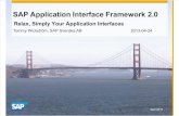 30 SAPSA Application Interface Framework 2013-04-24(1)