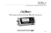 Programacion Referencia i920 Manual