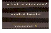 What is Cinema 1 - Bazin