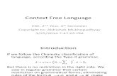 Context Free Language1