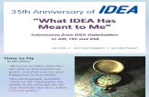 Idea Means to Me