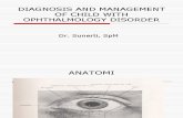 Lecture 18 Diagnosis and Management of Child With Opthalmology Disorder