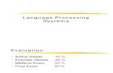 Language Processing System Notes