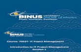 introduction IT Project Management