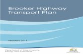 Brooker Highway Transport Plan