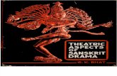 Theatric Aspects of Sanskrit Drama - G. K. Bhatt