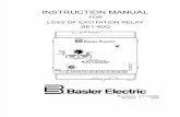 BE1 40Q Loss of Excitation Relay