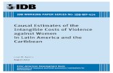 Causal Estimates of the Intangible Costs of Violence Against Women in Latin America and the Caribbea